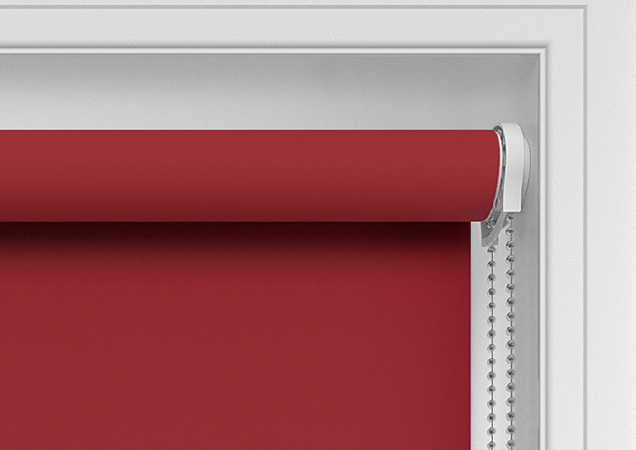 Palermo (Blackout), Crimson - Twist&Fit Roller Blind - Image 11